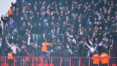 L'impressionnant tifo des supporters d'Anderlecht avant le derby