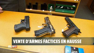 Vendus légalement en Belgique, des pistolets d'alarme sont de plus
